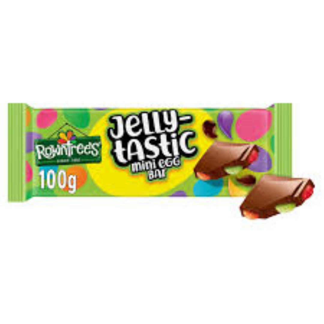 ROWNTREES JELLY TASTIC MINI EGG BAR 100G